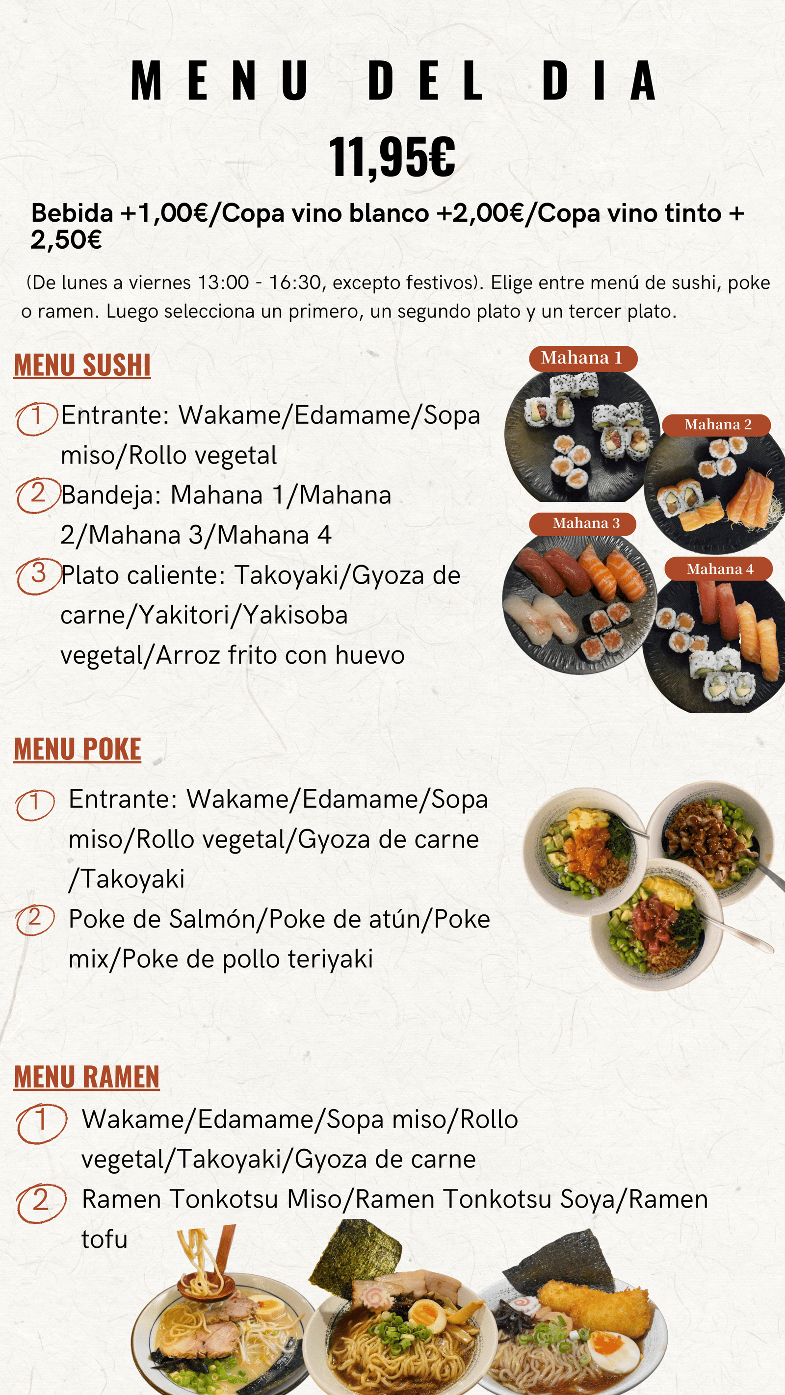 Imagen de Sushi - Menú del día MahanaSushi